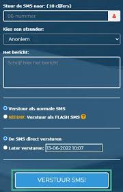 anoniem sms gratis