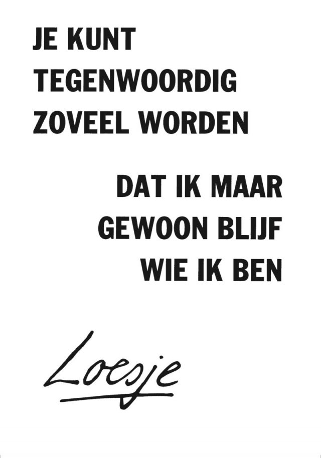 loesje reflectie