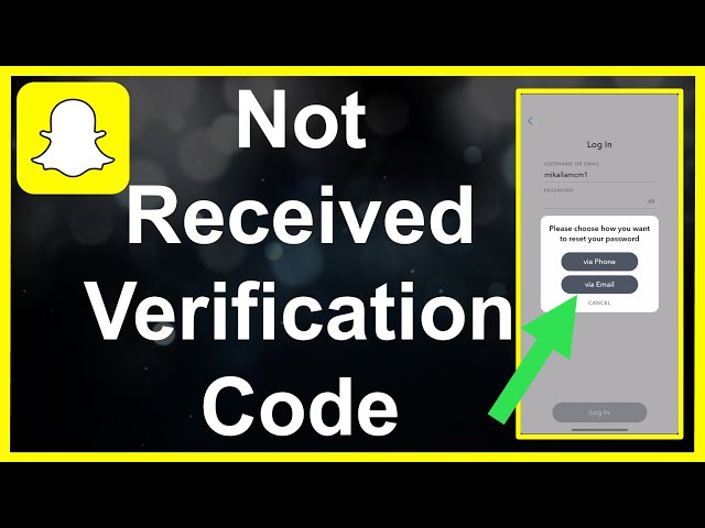snapchat code sms