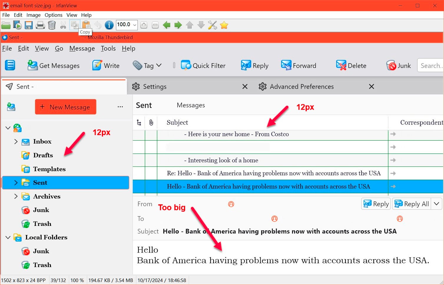 thunderbird sms